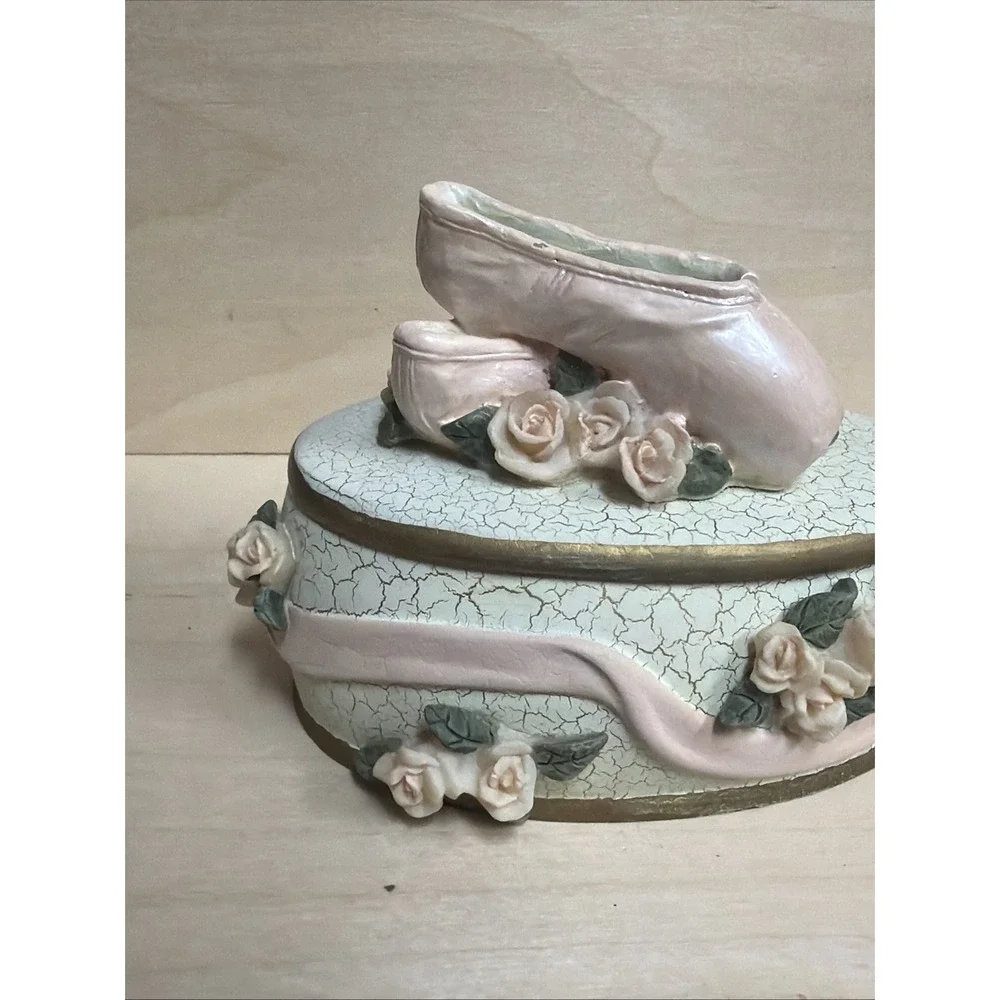 Dezine Trinket Box Hand Painted Ballet Tribket Box